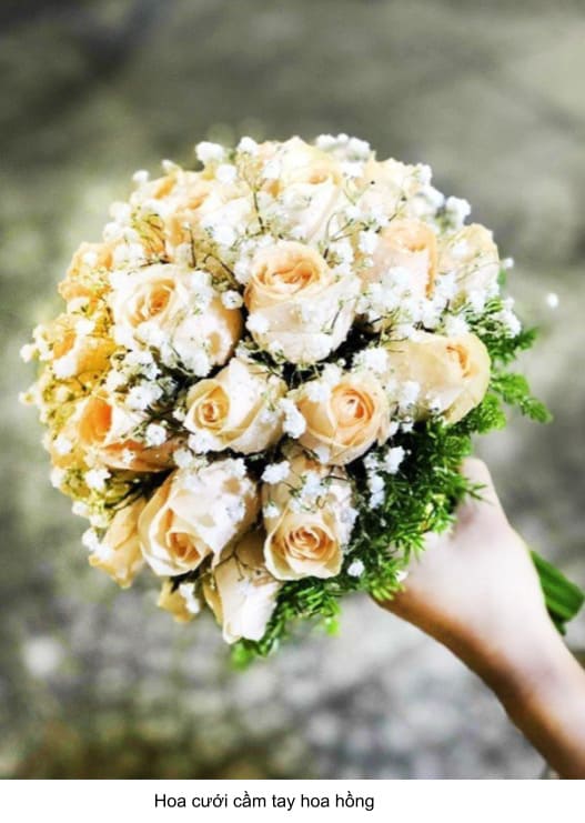 chọn hoa cưới cầm tay