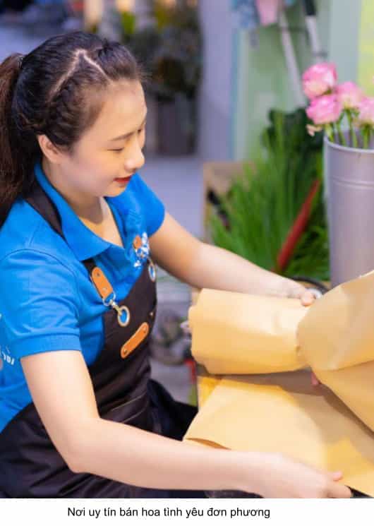 cửa hàng uy tín bán hoa đại diện cho tình yêu đơn phương