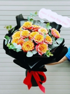 Bó Hồng Cam