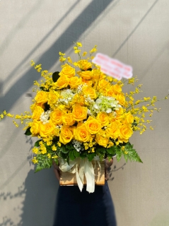 Giỏ Hoa Hồng