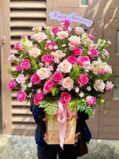 Đặt Giỏ Hoa Hồng Đẹp