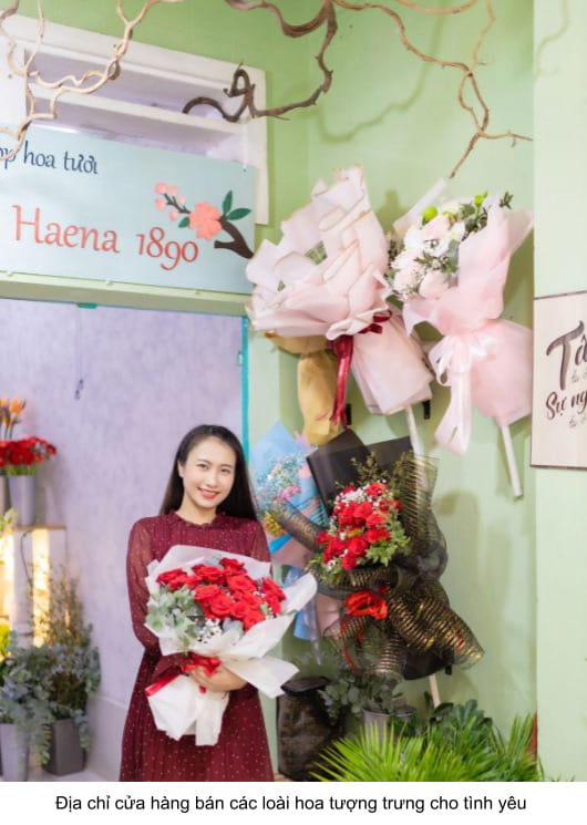 địa chỉ bán hoa tình yêu 
