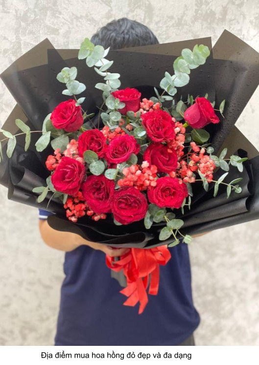 địa chỉ bán hoa hồng đỏ 